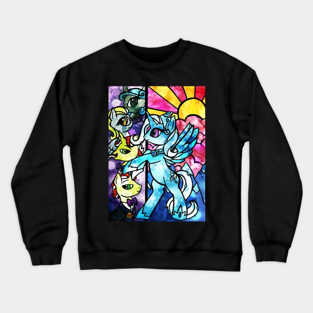 The Virtues of Peace Crewneck Sweatshirt by ScribbleSketchScoo